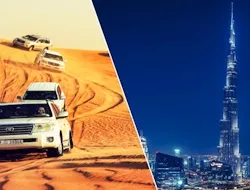 Dubai: Full Day Morning City Tour with Transport and Sunset Desert Safari